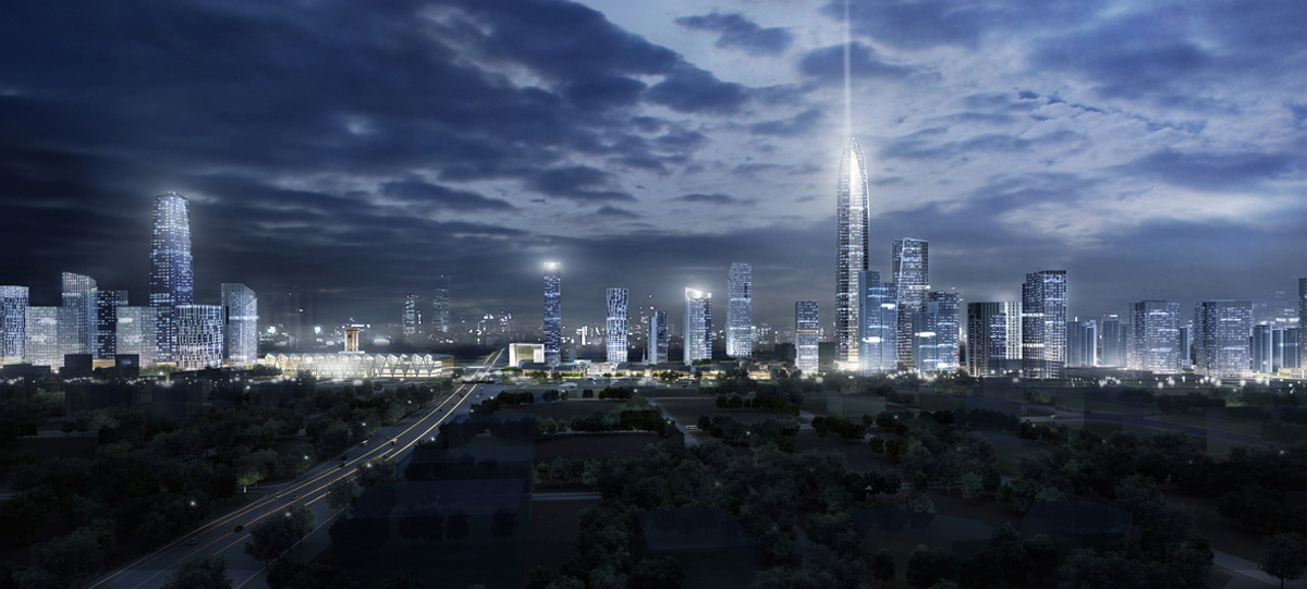 石家莊中央商務(wù)區(qū)的南區(qū)和北區(qū)，將分別以金融和智慧為核心進(jìn)行建設(shè)，帶動(dòng)產(chǎn)業(yè)經(jīng)濟(jì)集聚