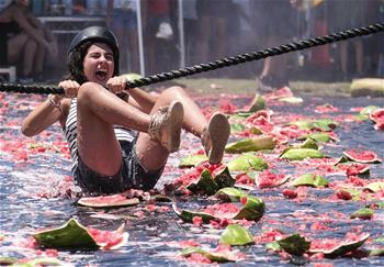 &ldquo;加州西瓜節(jié)&rdquo;在洛杉磯舉行