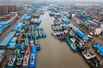 臺(tái)風(fēng)&ldquo;安比&rdquo;過(guò)境江蘇啟東