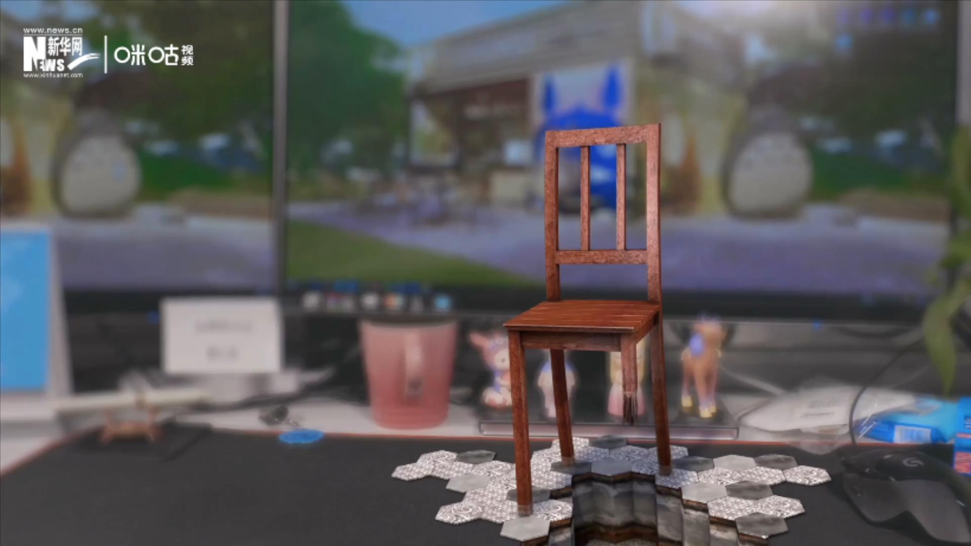 椅子重5噸，高達12米，椅背有兩層樓高