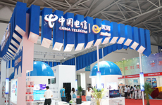 中國電信展臺
