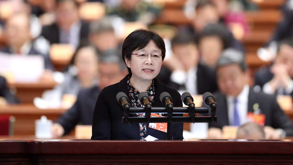 民革中央副主席、上海市委會主委，上海市人大常委會副主任 高小玫