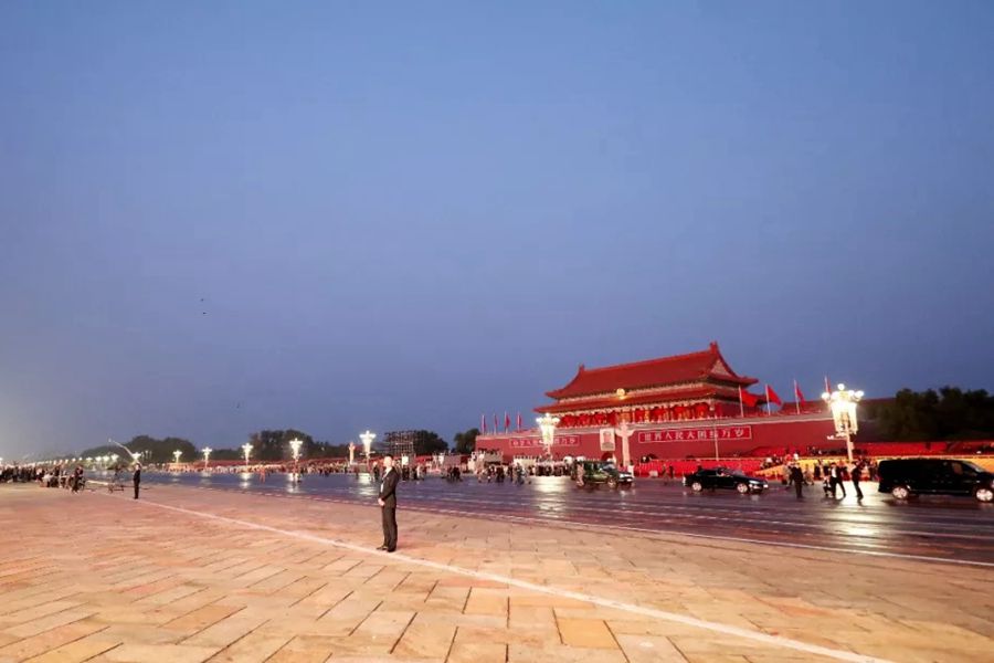 這就是今天早上的北京！