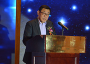 新華網(wǎng)黨組成員、副總裁汪金福致辭