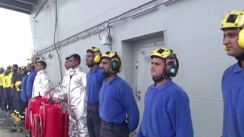 印度首艘國產(chǎn)航母&ldquo;維克蘭特&rdquo;號完成海試