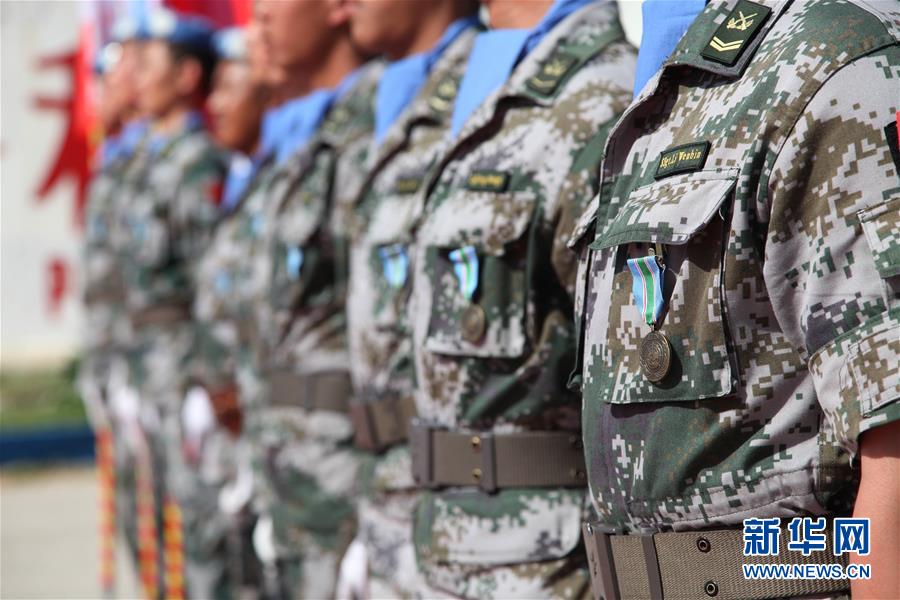 （國際&middot;圖文互動）（3）中國赴黎維和官兵榮獲聯(lián)合國&ldquo;和平榮譽(yù)勛章&rdquo;