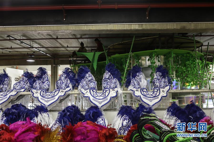 （國(guó)際&middot;圖文互動(dòng)）（4）通訊：巴西舞校推出中國(guó)主題桑巴巡游