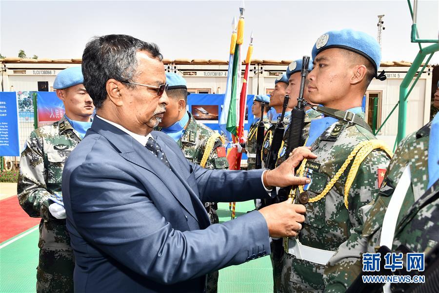 （國際&middot;圖文互動）（1）中國413名維和官兵被聯(lián)合國授予&ldquo;和平榮譽(yù)勛章&rdquo;