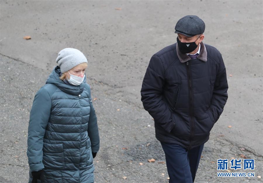 （國際疫情）（2）白俄羅斯首都明斯克：強(qiáng)制佩戴口罩