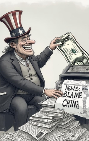 AI漫畫：誰在撒錢抹黑中國？