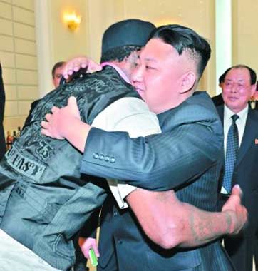 金正恩托羅德曼轉(zhuǎn)告奧巴馬：不打仗，打電話